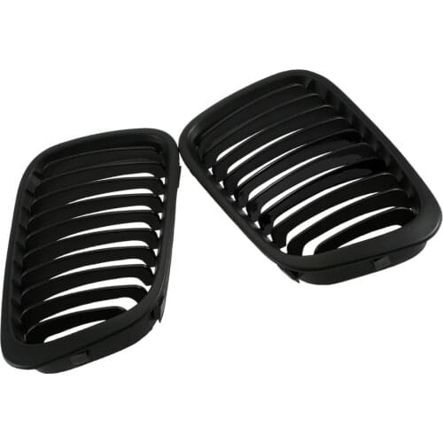 Matte Black M-color Front Car Style Radiator Racing Grills for BMW E46 3 Series 4 Door 1998-2000 for Cars