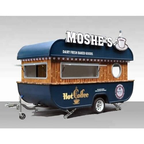 2019 Stainless steel Ice cream,Hot dog,Hamburger mobile food trailer mobile food cart fast food truck for sale