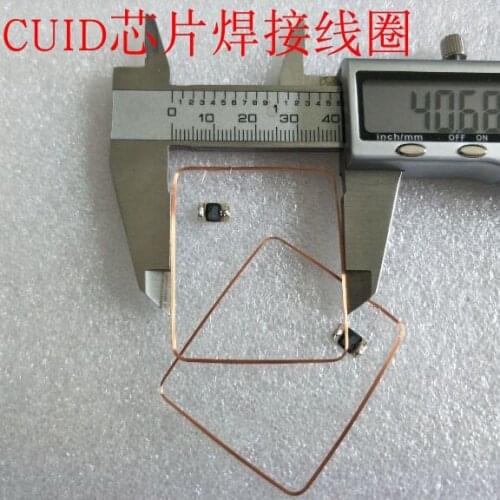 46*40mm 13.56MHz ISO14443A CUID chip COB and antenna RFID passive cards writable IC tag 10pcs/Lot