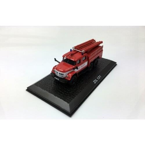 A tlas 1:72 ZIL 131 Fire engine boutique alloy car toys for children kids toys Model Original box