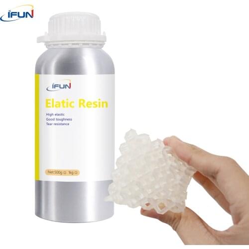 IFun 3d Resina Flexible Elastic 3D Printer Resin Low Shrinkage Printing Resin for LCD DLP 500g