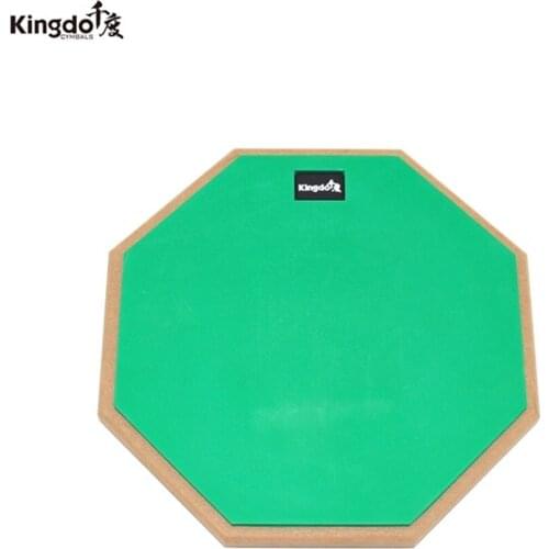 Kingdo cheapest rubber high quality practice drum 12" mute drum silence sound dumb drum