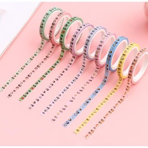 Kawaii Demon Slayer Masking Tape Cute washi tape stickers Japan Anime school supplies stationery