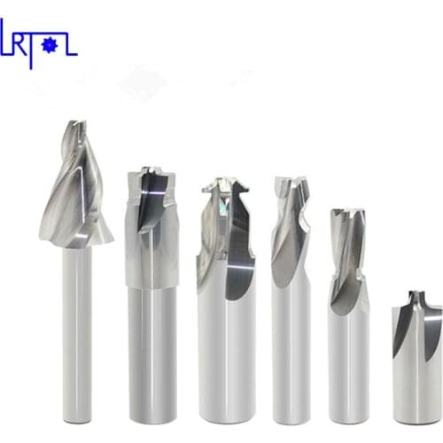 HRC55 Non-standard Tungsten carbide end mill,CNC machine used no coating