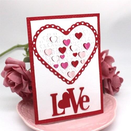 YPP CRAFT Heart Metal Cutting Dies Stencils for DIY Scrapbooking/photo album Decorative Embossing DIY Paper Cards