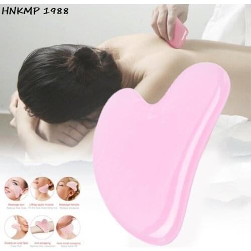 Multicolor Natural Jade Facial Beauty Scraping Massage Tools Firm Skin Care Face Gua Sha SPA Physical Therapy Gue Che Roller