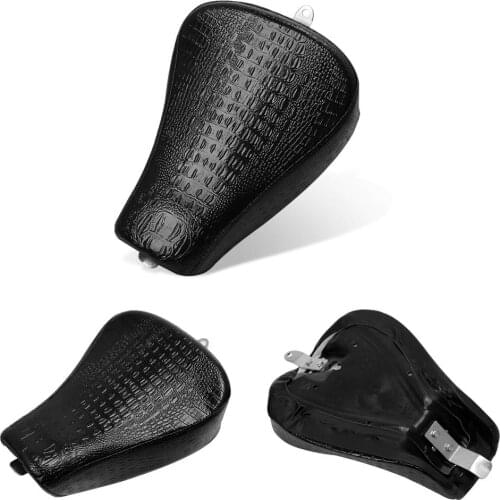Motorcycle Accessories Driver Front Crocodile Leather Pillow solo Seat Cushion For Harley Sportster XL 1200 883 72 Forty Eight
