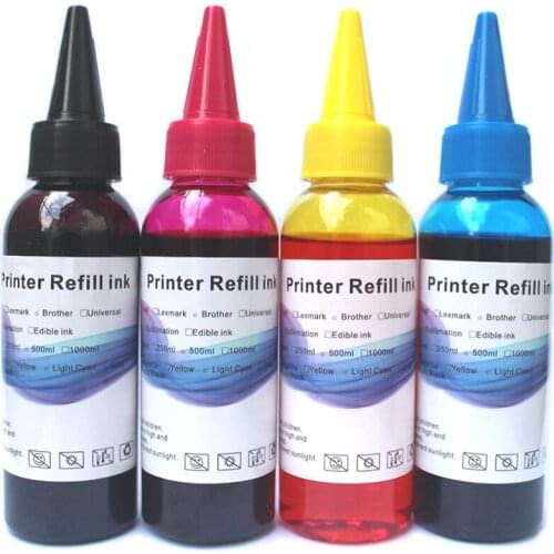 Printer Ink Refill Kit for Epson Canon HP Brother for Dell Kodak Inkjet Ciss Cartridge 4x100ml