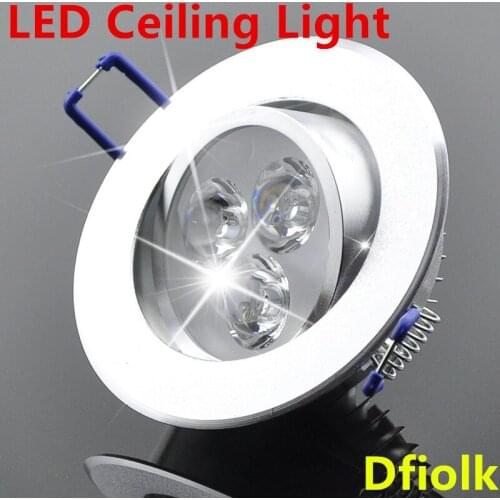 Wholesale 9W Ceiling downlight Epistar LED ceiling lamp Recessed Spot light AC85-265v for home illumination led bulb light