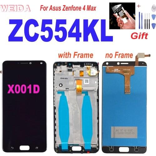 Original 5.5'' For Asus Zenfone 4 Max ZC554KL LCD Display Touch Screen Digitizer Assembly Replacement for Asus ZC554KL X001D LCD