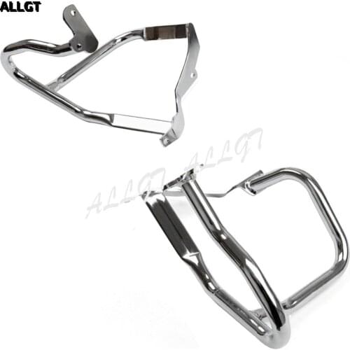 Motorcycle Front Crash Bar Guard Protection for BMW R1200RT 2014 2015 2016 Black silver chrome