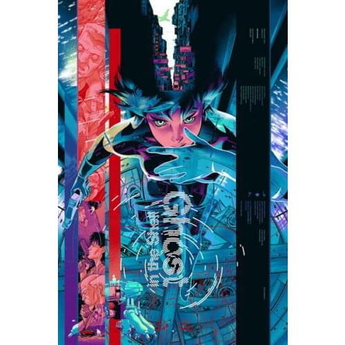 Ghost In The Shell Fight Riot Police Anime Hot-Silk Art Poster Wall Sticker Decoration Gift