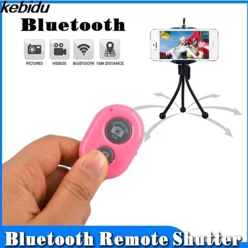 Kebidu Colorful Smart Bluetooth Self-Timer Shutter Release Camera Remote Controller for iPhone for Samsung s5 s4 HTC Sony Z2 iOS