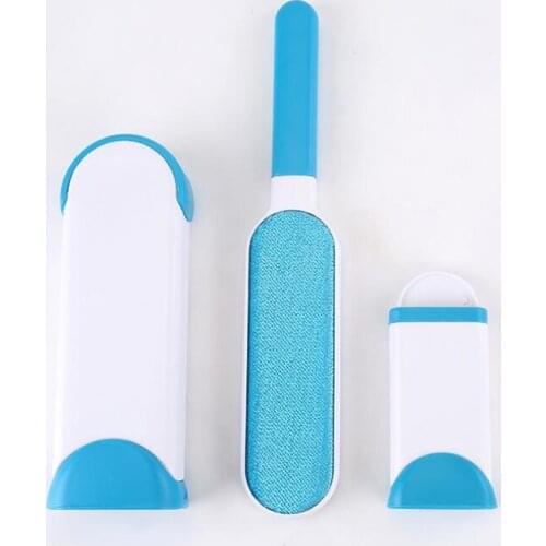 Dog Comb Tool Pet Hair Remover Brush Dog Cat Fur Brush Base Double-Side Home Furniture Sofa Clothes Cleaning Lint Brush