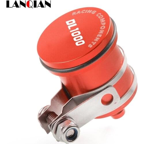 Motorcycle Brake Fluid Reservoir Clutch Tank Oil Fluid Cup For SUZUKI DL1000 2002 2003 2004 2005 2006 2007 2008 2009 2010-2016