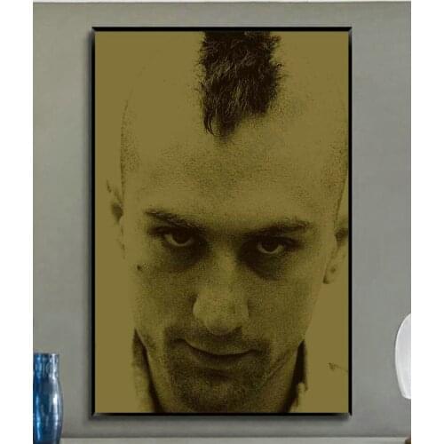 W347 Taxi Driver Robert De Niro 1976 Old Movie Trend Beautiful Fashion Silk Fabric Wall Poster Art Decor Sticker Bright