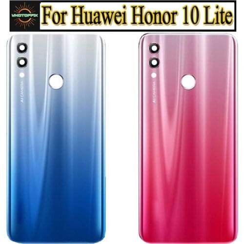 For Huawei Honor 10 Lite Back Battery Cover Door Rear Cover Housing Case For Honor 10 Lite Battery Cover Honor 10Lite Housing