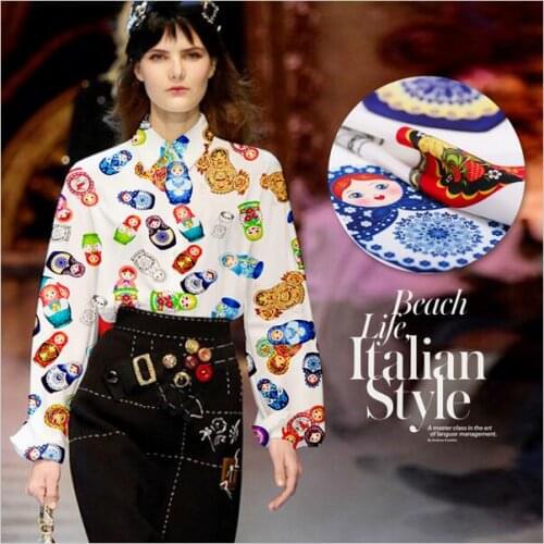 100% silk international style silk fabric doll clothing fabric quality section tumbler factory direct supplier 30 percent off