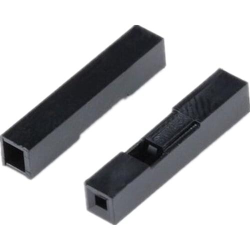 1000pcs Dupont Head 2.54mm 1P 1X1P Dupont Plastic Shell Pin Head Connector Jumper Wire Cable Housing Plug Female