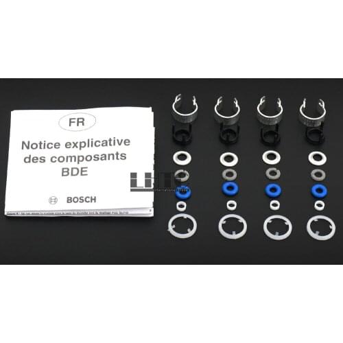 100% Brand New 4 Set Fuel Injectors O-Ring Seals Repair Kit Bos ch For V W GLI G TI Tiguan Passat CC AUDI A3 A4 A5 2.0T