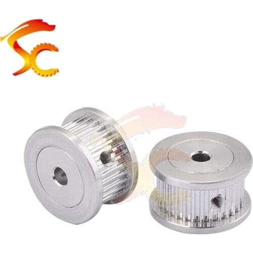 5pcs/lot 3D printer pulley MXL 30 teeth bore 4mm 5mm 8mm MXL 30 teeth timing pulley fit for MXL belt width 8mm