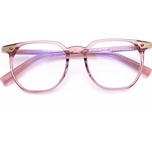 Belight Optiacl Acetate Irregular Shape Glasses Frame Men Women Prescription Eyeglasses Retro Optical Frame Eyewear HP248