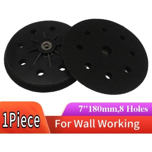 7 Inch 180MM Wall Polishing Pad Sanding Grinding Disc Sandpaper Sanding Pad Pneumatic Sander Sandpaper Disk Walls Woodworking