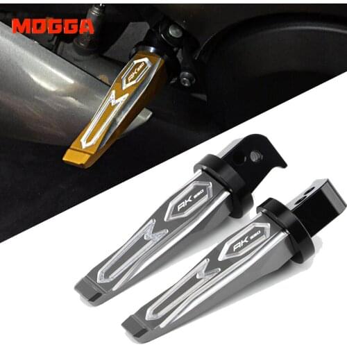 For KYMCO AK550 AK 550 2017 2018 2019 2020 High quality Motorcycle CNC Rear Passenger Footrests Foot Rests Pegs Rear Pedals Peg
