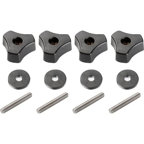 M6-40T M6-70 Nut Quick Acting Hold Gasket Down Clamp Screw Slide Block Clamps Hand Knob T-Slot T-Track Block Clamps Wood