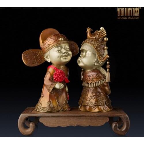 Copper master copper ornaments jewelry crafts "Home Furnishing" a harmonious union lasting a hundred years