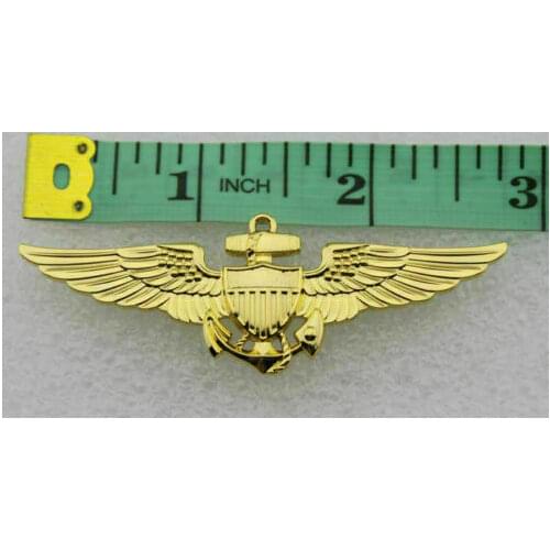 U.S. Navy-Marines Pilot Aviator Metal Wings Pin Badge Brooch Military armyshop2008