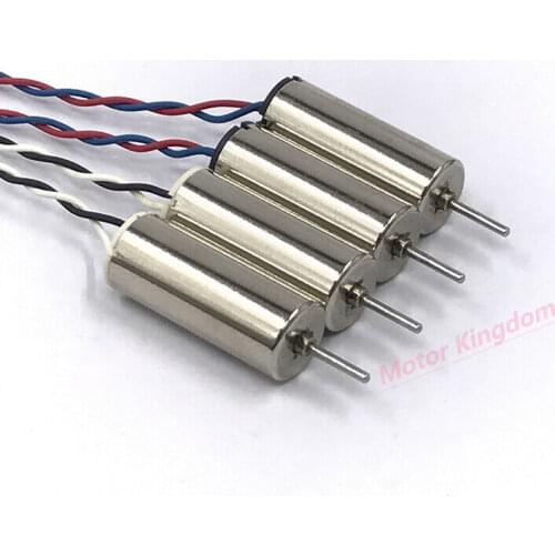 4PCS 820 8mm*20mm Mini Coreless Motor DC 3.7V 4.2V 48000RPM Ultra-High Speed Engine DIY RC Drone