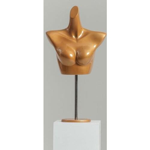 Fashionabel Golden Women Mannequin Upper Model High Quality On Sale