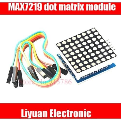 MAX7219 dot matrix module / matrix control module / MCU control driver LED display module