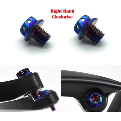 Motorcycle M10x1.25x30 Right-Hand Threaded Mirror Hole Plug Screw Bolts Covers Caps For Yamaha Suzuki Honda Kawasaki