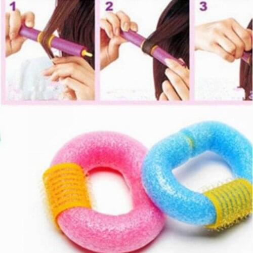 Fast ship way 15CM PSA type pearl foam wool hair curler rollers as EPE soft hair curly rods for hair molding styling tool