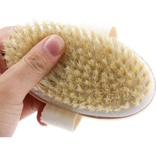 Dry Skin Body Brush - Improves Skins Health & Beauty - Natural Bristle - Remove