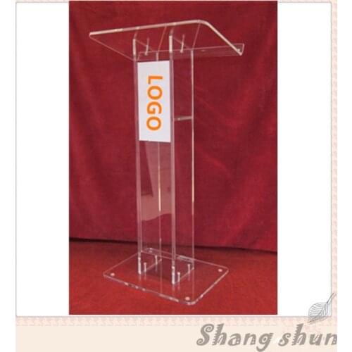 Shenzhen Custom Church Podium, Crystal Acrylic Pulpit, Acrylic Podium Pulpit Lectern
