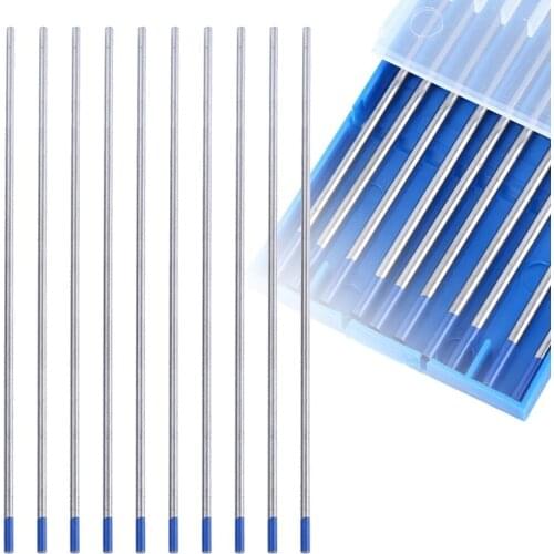 10pcs 2% Lanthanated WL20 TIG Welding Rods Tungsten Electrode 2.4mmx150mm for Welding Tools