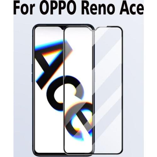 1PCS Full Glue Screen Protector For OPPO Reno Ace Tempered Glass Full Cover Glass for OPPO Reno Ace 9H 2.5D Premium Film Wolfsay