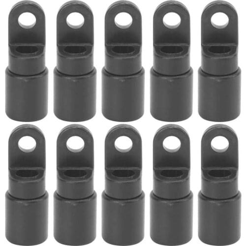 10Pcs/pack Kayak Canoe Bungee Shock Cord Hook Bungee Terminal End Tabbed Hooks for Kayaks Canoe Bungee Accessories