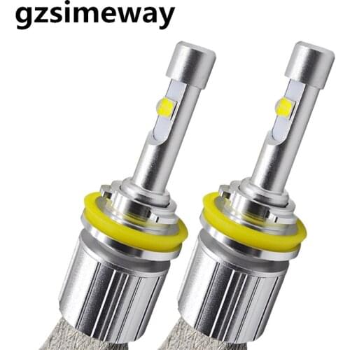 Gzsimeway 2PCS H7 Led H1 H4 9005 HB3 Car light 12V 24V H3 H9 H11 881 H27 9012 9006 Bulbs 104W 12000Lm Auto Fog Lamp 4300K 6000K