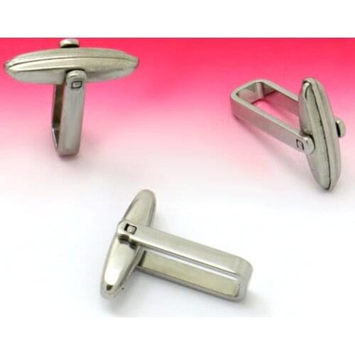 2pcs 17*18mm Wholesale Smooth cufflinks for DIY Jewelry Making new