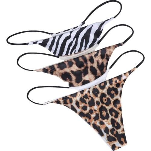 Underpants Hot Sale Quality Womens 3 Pack Sexy Underpants Comfort Low-Rise Soft T-Back G-String Panties For Dropshipping