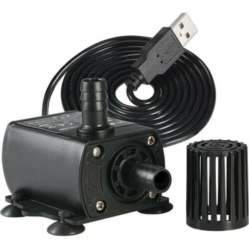 400L/H DC12V High Flow Water Pump Mini Brushless Motor Submersible Pump Garden Pool Boat Fish Tank