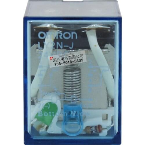 5 pieces Original authentic Omron intermediate relay LY2N-J LY4N-J DC24V AC220V PTF08A-E PTF14A-E