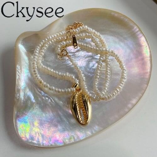 Ckysee Retro 925 Sterling Silver Necklace Pearl Clavicle Chain Necklace For Fashion Women Minimalist Fine Charms Fine Jewelry