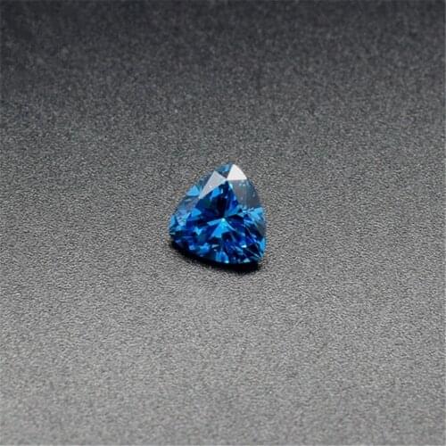 Joanlyn Sapphire Trillion Faceted Gemstone Trilliant Cut Light Blue Sapphire Gem Multiple Sizes to Choose C49S