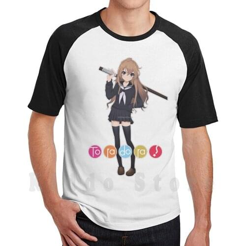 Toradora T Shirt Cotton Men Diy Print Cool Tee Toradora Anime Taiga Manga Aisaka Kawaii Tiger Taiga Aisaka Japanese Ami Japan