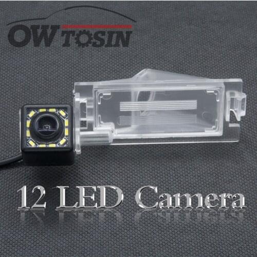 12 LED light Car Backup Reverse Rear View Camera For Dodge Caliber 2007 2008-2015 Grand Caravan 2008-2018 mk5 Journey/JC/JCUV